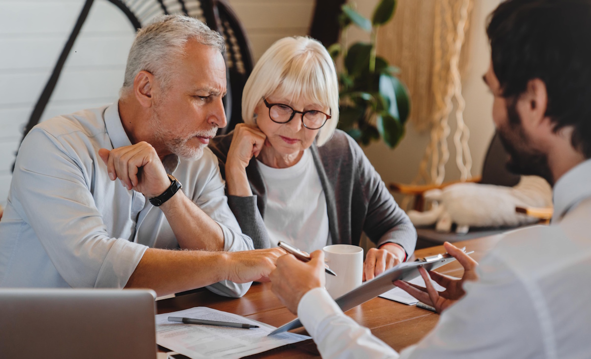Elderly couple making a Will With Will Writing Solicitors in Colchester