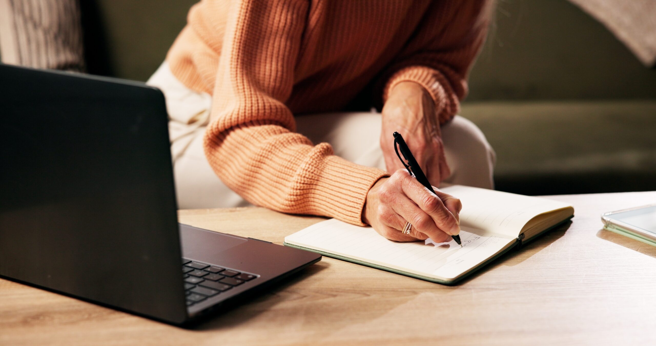 Will writing Solicitors in Essex- Woman writing will